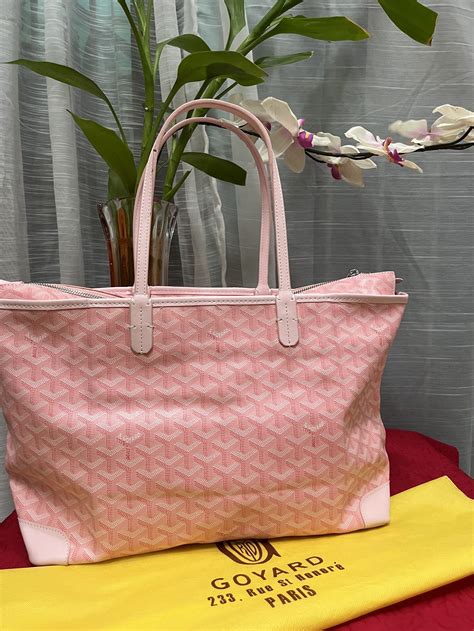 goyard pink 2019|pink Goyard luggage.